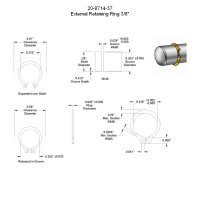 Sicherungsringe / External Rings 3/8 in - 9,53 mm