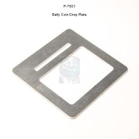Bally Münzeinwurf Platte / Coin Drop Plate