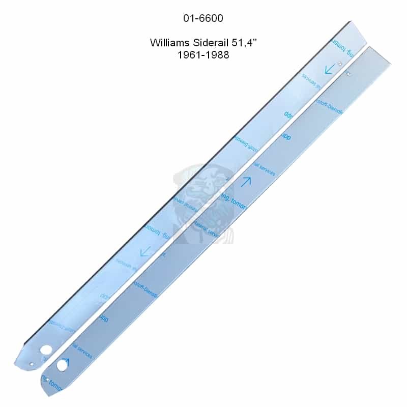Side Rails Williams Williams Siderail 1961-1988 und einige System 11 Edelstahl (Satz)