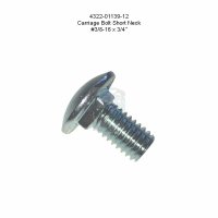 Backbox-Hinge Carriage Bolt #3/8-16 x 3/4&quot; - silber...