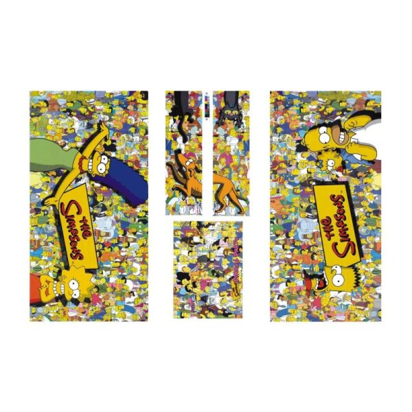 The Simpsons Pinball Party Cabinet Decal Set Next Generation